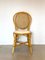 Bamboo and Vienna Straw Chairs, 1970s, Set of 4 4