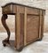 Antique Console Table in Wood with Drawer, Image 12