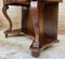 Antique Console Table in Wood with Drawer, Image 4