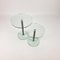 Postmodern Side Tables in Glass and Steel, 1990s, Set of 2 4