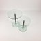 Postmodern Side Tables in Glass and Steel, 1990s, Set of 2, Image 4