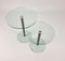 Postmodern Side Tables in Glass and Steel, 1990s, Set of 2, Image 2