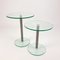 Postmodern Side Tables in Glass and Steel, 1990s, Set of 2 8