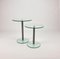 Postmodern Side Tables in Glass and Steel, 1990s, Set of 2, Image 6