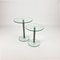 Postmodern Side Tables in Glass and Steel, 1990s, Set of 2, Image 9