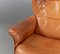 Vintage Leather Armchair and Stool by Söderberg, Sweden, Set of 2, Image 15