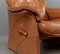 Vintage Leather Armchair and Stool by Söderberg, Sweden, Set of 2 12