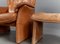 Vintage Leather Armchair and Stool by Söderberg, Sweden, Set of 2 13