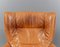 Vintage Leather Armchair and Stool by Söderberg, Sweden, Set of 2 16