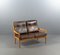 Leather Alderwood Living Room Set from Walter Knoll / Wilhelm Knoll, Set of 4 9
