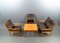 Leather Alderwood Living Room Set from Walter Knoll / Wilhelm Knoll, Set of 4 3