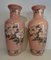 French Pink Ceramic Vases, 1940s, Set of 2 1
