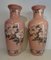 French Pink Ceramic Vases, 1940s, Set of 2, Image 1