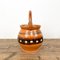 19th Century Orange Glazed Terracotta Cooking Pot, Image 3