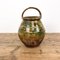 19th Century Green Yellow Glazed Terracotta Cooking Pot, Image 4