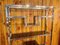Chromed Steel and Brass Etagere, 1970s 3
