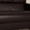 Three-Seater Francis Sofa in Dark Brown Leather from Brühl, Image 4