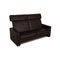 Three-Seater Francis Sofa in Dark Brown Leather from Brühl, Image 3