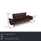Francis 2-Seat Sofa in Dark Brown Leather from Koinor 2