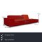 Four-Seater Polder Sofa in Red Fabric from Vitra 2