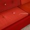 Four-Seater Polder Sofa in Red Fabric from Vitra 4