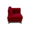 Three-Seater Loulou Sofa in Red Fabric from Bretz 7
