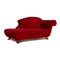 Three-Seater Loulou Sofa in Red Fabric from Bretz 6