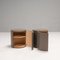 Top Grey Bedside Tables by Ludovica & Roberto Palomba for Lema, Set of 2, Image 3