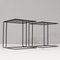 Leger Side Table in Black Leather by Rodolfo Dordoni for Minotti, Set of 2 5