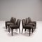 Febo Dining Chairs in Grey Velvet by Antonio Citterio for Maxalto, Set of 6 2