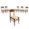 Chaises Vintage en Acajou, Set de 6 1