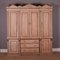 English Bleached Walnut Housekeepers Cupboard 1