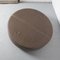 Very Large Brown Leather Pouf 2