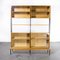 Large Mid-Century Glass Fronted Open Bookcase, Czech Republic, 1970s 1