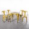 Table and Chairs by Joseph Mathieu, France, 1950s, Set of 5 1