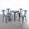 Table and Chairs by Joseph Mathieu, France, 1950s, Set of 5 9