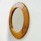 Round Swedish Wall Pine Mirror by Glass Master Markaryd, 1950s, Image 2