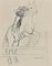 Gino Severini, Pferd in Meran, Original China Tuschezeichnung, 1954 1