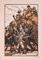 Georges Bruyer, The Migration, Xilografia originale, inizio XX secolo, Immagine 1