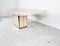 Vintage Travertine Dining Table, 1970s, Image 9