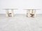Vintage Travertine Side Tables by Willy Ballez from Design M, 1970s, Set of 2 4
