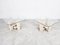 Vintage Travertine Side Tables by Willy Ballez from Design M, 1970s, Set of 2, Image 3