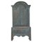 Antique Swedish Blue Rococo Country Cabinet, Image 1