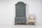 Antique Swedish Blue Rococo Country Cabinet, Image 3