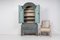 Antique Swedish Blue Rococo Country Cabinet, Image 7