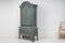 Antique Swedish Blue Rococo Country Cabinet, Image 4