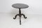 Small Antique Swedish Black Table with Tilt Top 5