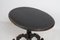 Petite Table Noire Antique avec Plateau Inclinable, Suède 6