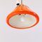 Vintage Space Age UFO Hängelampe in Orange von Alfred Kalthoff für Staff Light 7