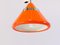Lampe à Suspension UFO Space Age Vintage Orange par Alfred Kalthoff pour Staff Light 9